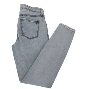Jessica Simpson Kiss Me Women 29 Jeans Grunge Revival Distressed Fray Hem Denim